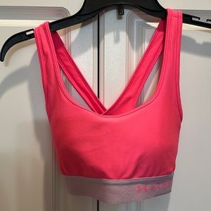 Under Armour Hot Pink Sports Bra